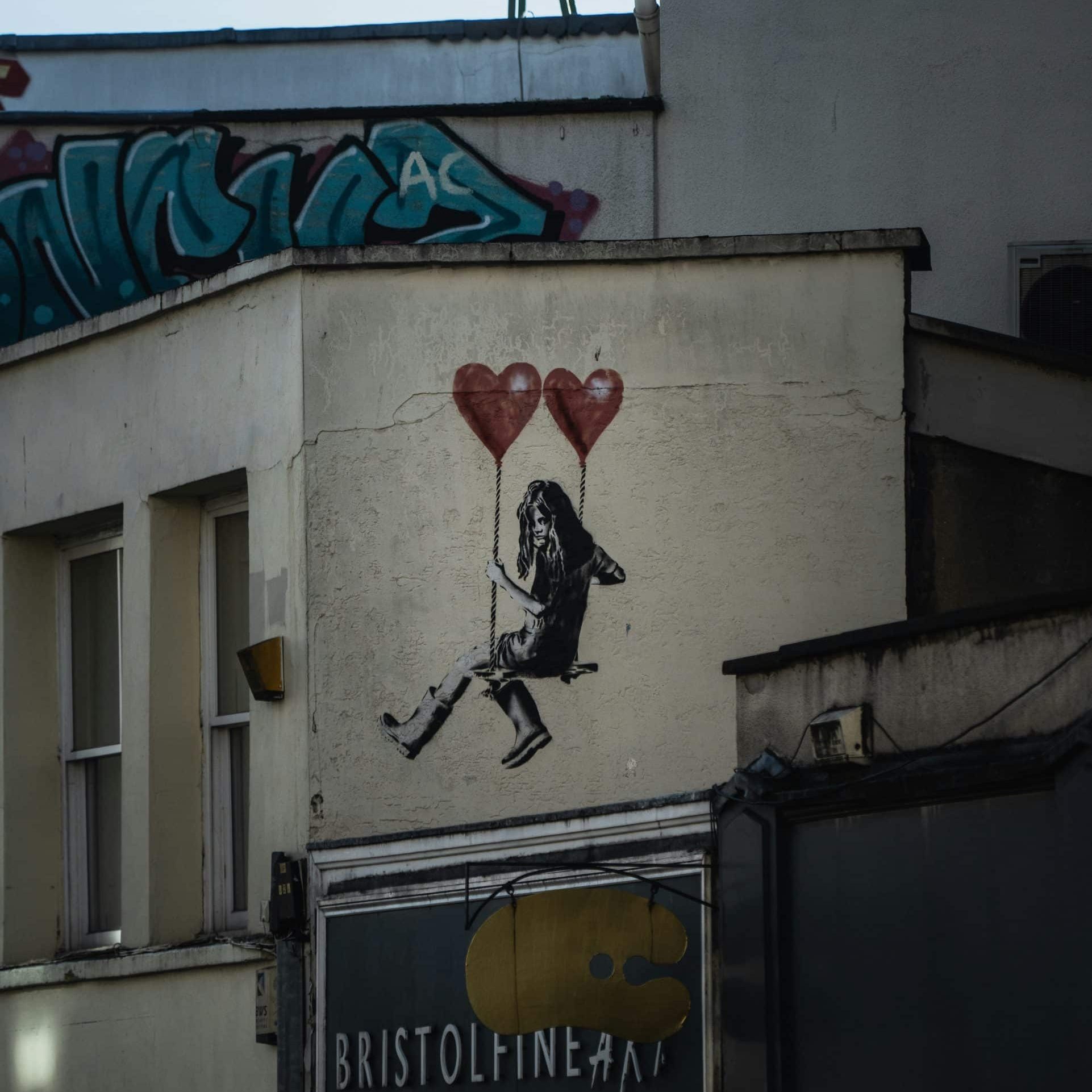 Banksy street art in Bristol